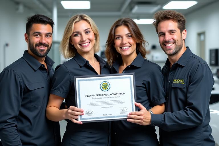 Certified auto detailing technicians
